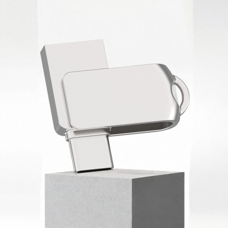 恩谷(ENGUE) 制作U盘 双接口128G高速u盘Typec两用办公大容量mini优盘 200件起订