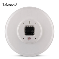 天王星(Telesonic)静音时钟餐厅创意立体花瓣显示家居卧室书房石英钟 时尚客厅挂钟 13英寸