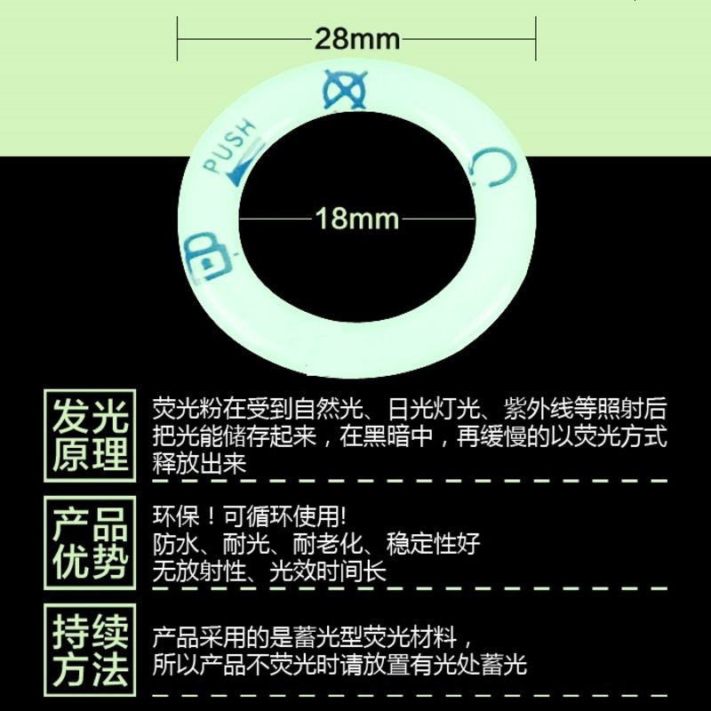 适用于小牛N1/N1S电动车改装配件夜光钥匙圈贴电圈荧光车贴