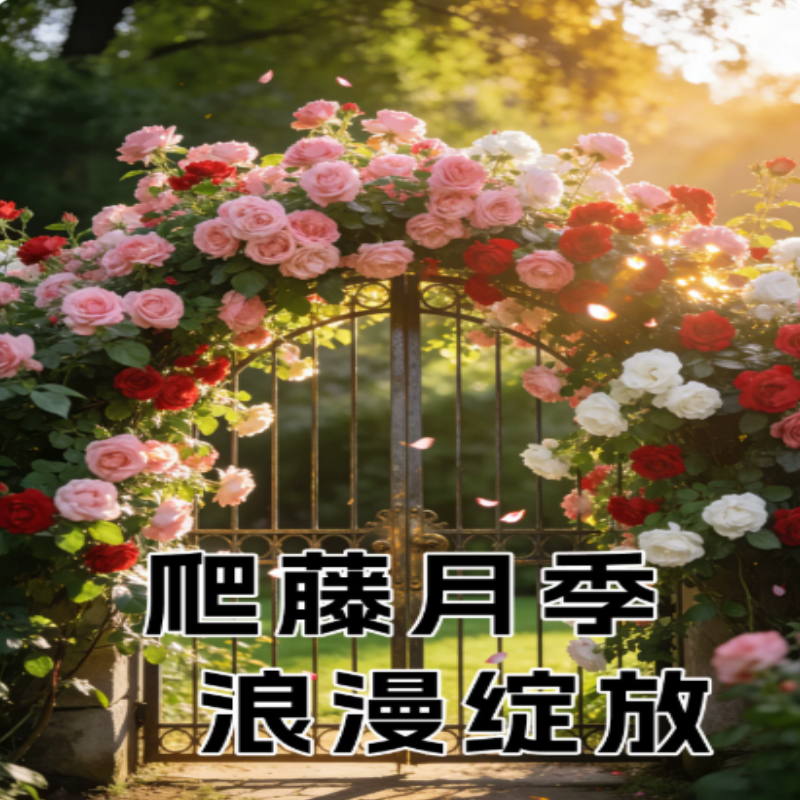 诚智旺 爬藤月季 1.8米高/根高清大图