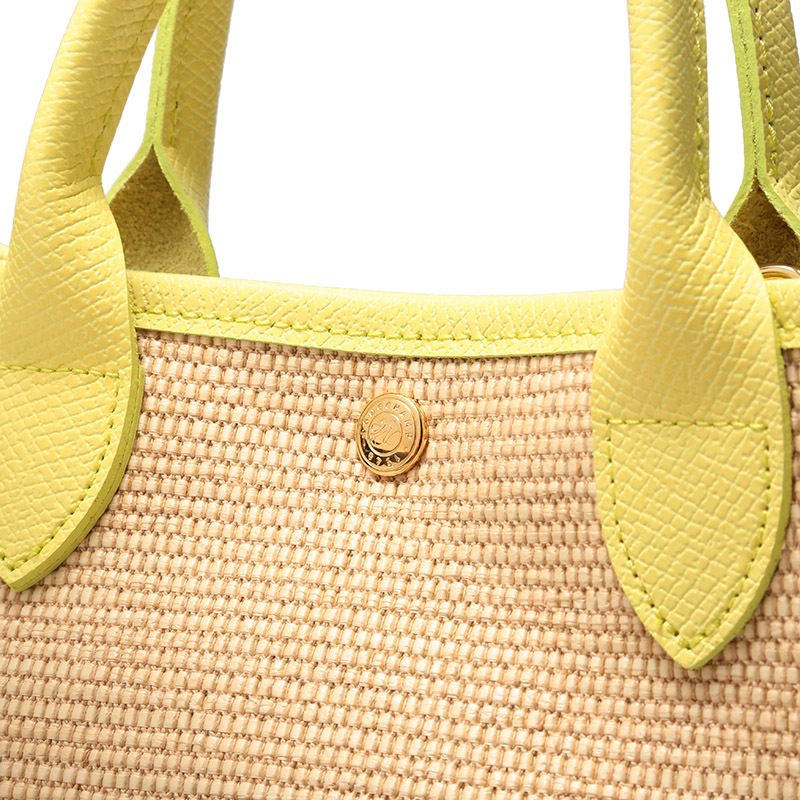 珑骧longchamp女士lepanierpliage系列织物编织手提单肩斜挎包托特包