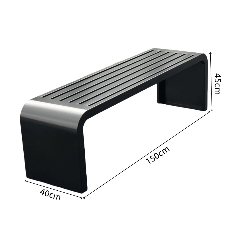 华立伟户外长椅150*40*45cm张高清大图