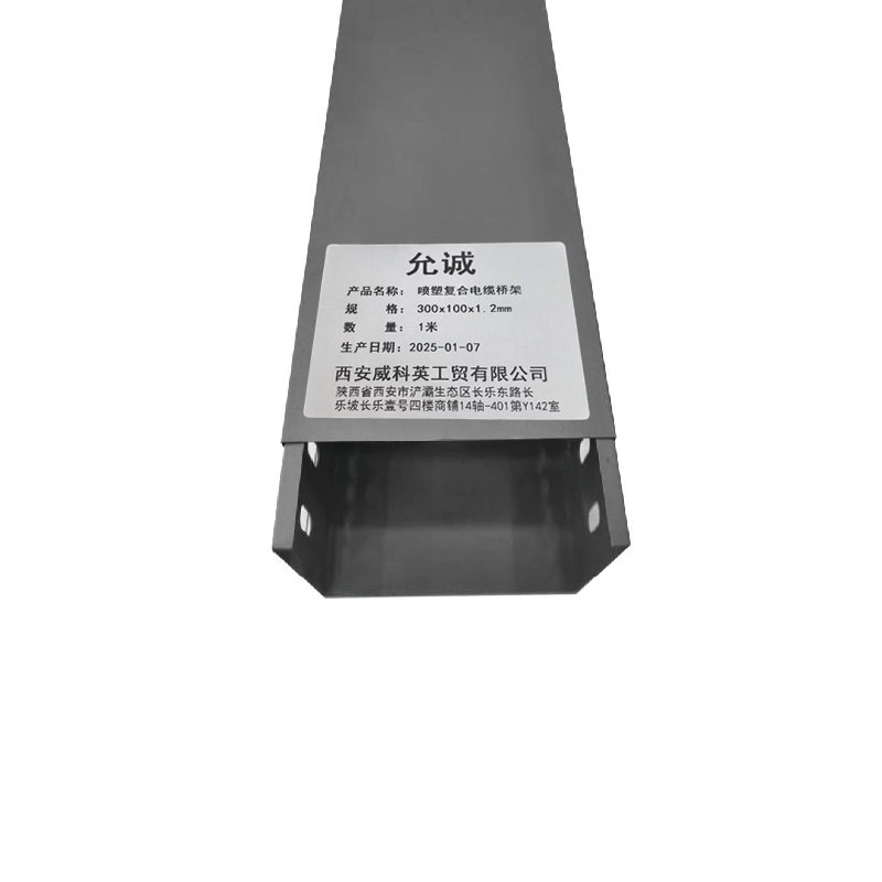 允诚 喷塑复合电缆桥架 300x100x1.2mm 米高清大图