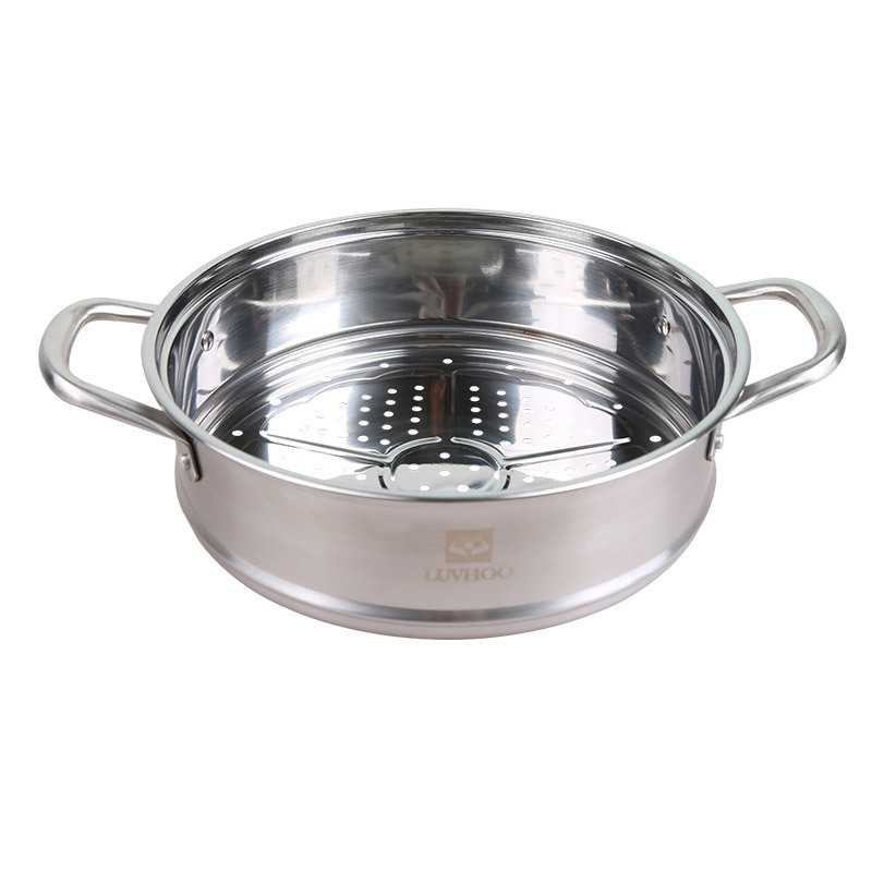 朗赫-凡尔赛三层不锈钢汤蒸锅LH-ZG03高清大图