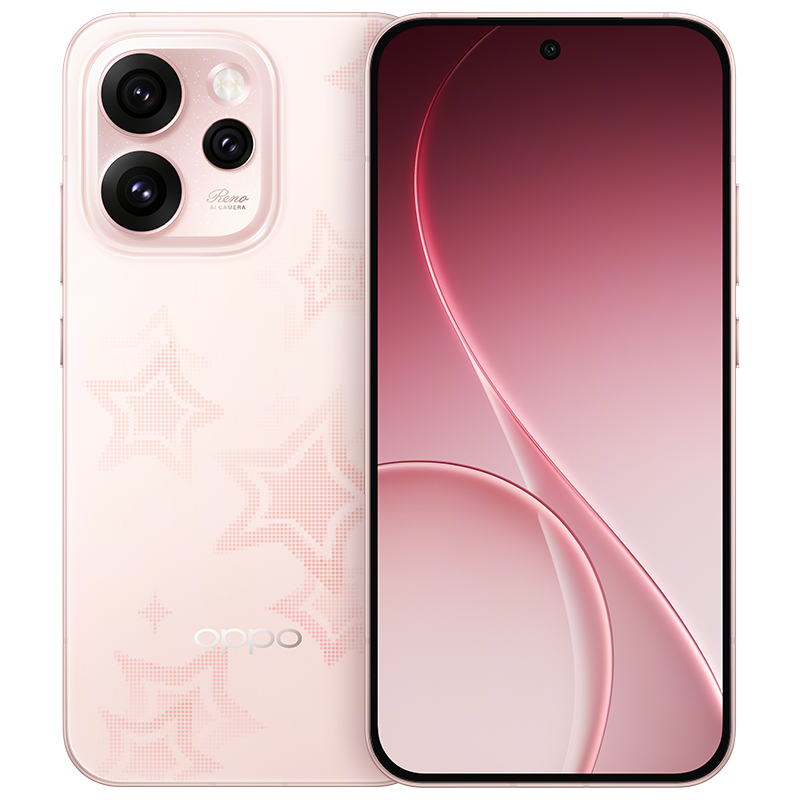 OPPO Reno15 星星粉 12GB+256GB 2亿像素超清影像 IP69满级防水 超出圈实况 5G智能 AI拍照手机高清大图