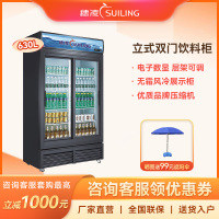 穂凌(SUILING)LG4-700M2/WT推拉门立式无霜风冷商用展示冷柜单温冷藏保鲜饮料冰柜