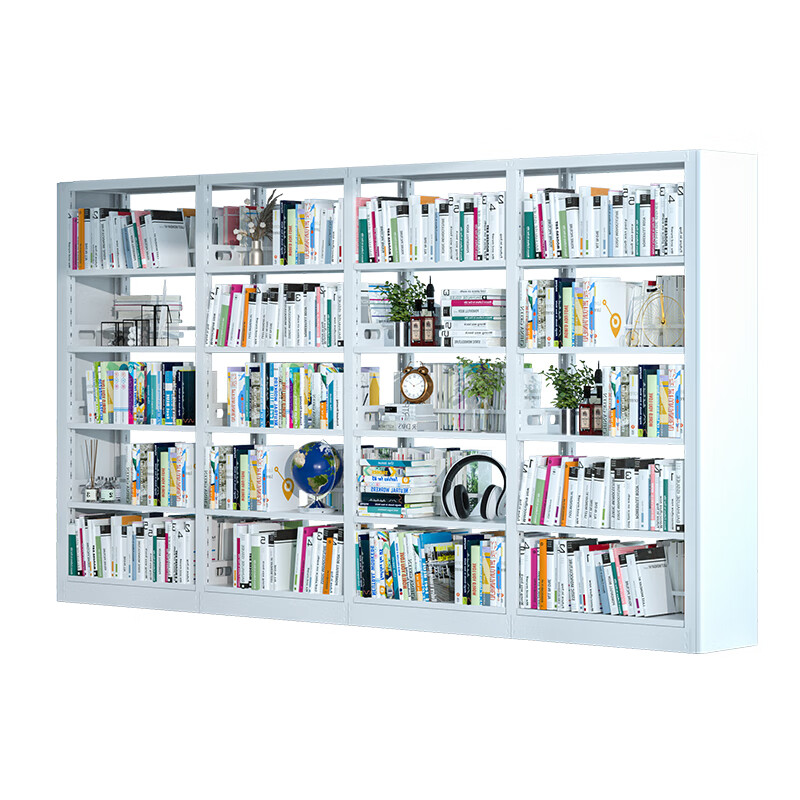 [企诺]书架 QNGMA1-02-5A1-4W 3700×450×2000mm 金属 个高清大图