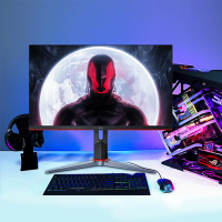 AOC 27英寸 IPS 广色域 144Hz HDREffect技术 直男小钢炮 人体工学支架 游戏电竞显示器 27G2