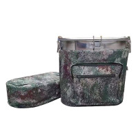 京采盾热食前送器 304不锈钢背负式送餐保温箱 丛林星空20L含内桶