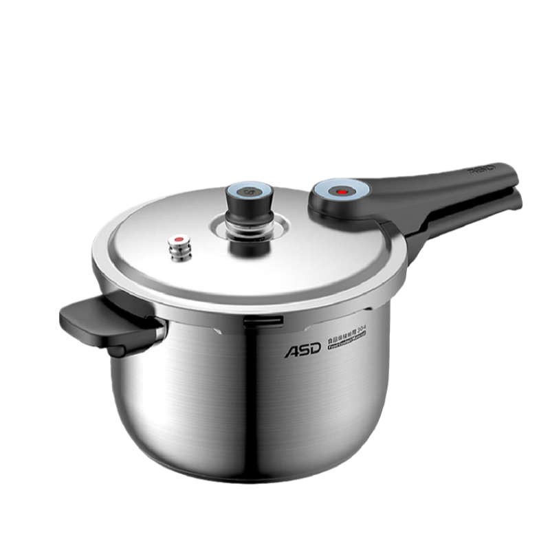 爱仕达(ASD)压力锅燃气304不锈钢高压锅家用防爆六保险商超款电磁炉通用 26cm YC1826