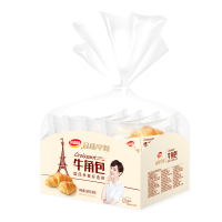 达利园 糕点 面包 零食 牛角包8枚160g(品质早餐)