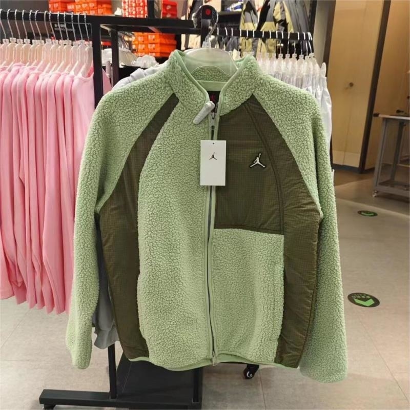 NIKE耐克外套运动休闲抓绒立领男装夹克FV8450-343 D