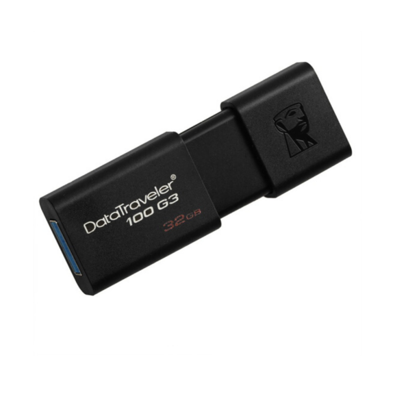 金士顿(Kingston)DT 100G3 32GB USB3.0 U盘 高速车载U盘 黑色