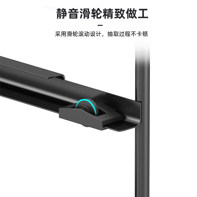 厨房收纳架落地式台面家用抽拉式架子储物橱柜下用品下水置物架收纳层架 三维工匠高清大图