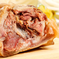 杞乐康 宁夏滩羊肉 生鲜 全熟去骨羊头2000g/箱 羊杂羊头肉4斤 清真