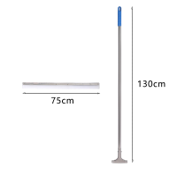 秦泰(Cqint) QTCLEAN-G 不锈钢杆硅胶擦玻璃器75*130cm 灰白色