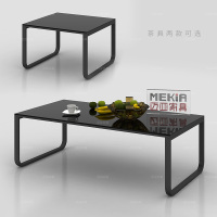 迈亚家具钢化玻璃茶几简约茶几茶桌大小户型烤漆茶几
