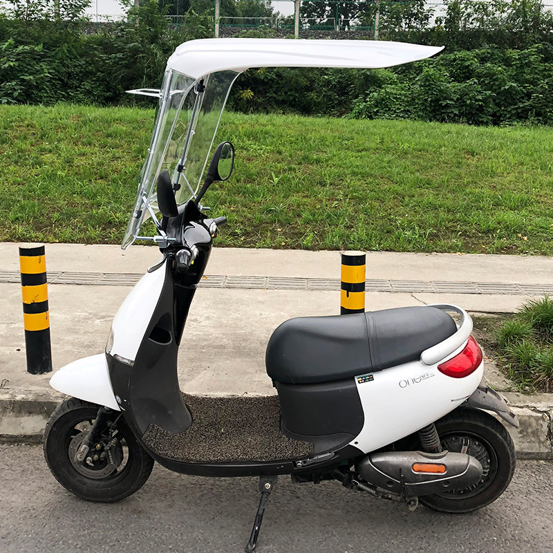 爱玛雅迪绿源加长加厚7字电动电瓶车雨棚摩托车电车挡风罩遮雨蓬遮阳