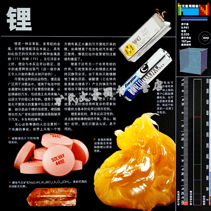 [醉染正版]视觉之旅 神奇的化学元素 彩色典藏版 自然科学 中学生初中化学科普书 元素周期表 化学元素 科普书籍 科学高清大图
