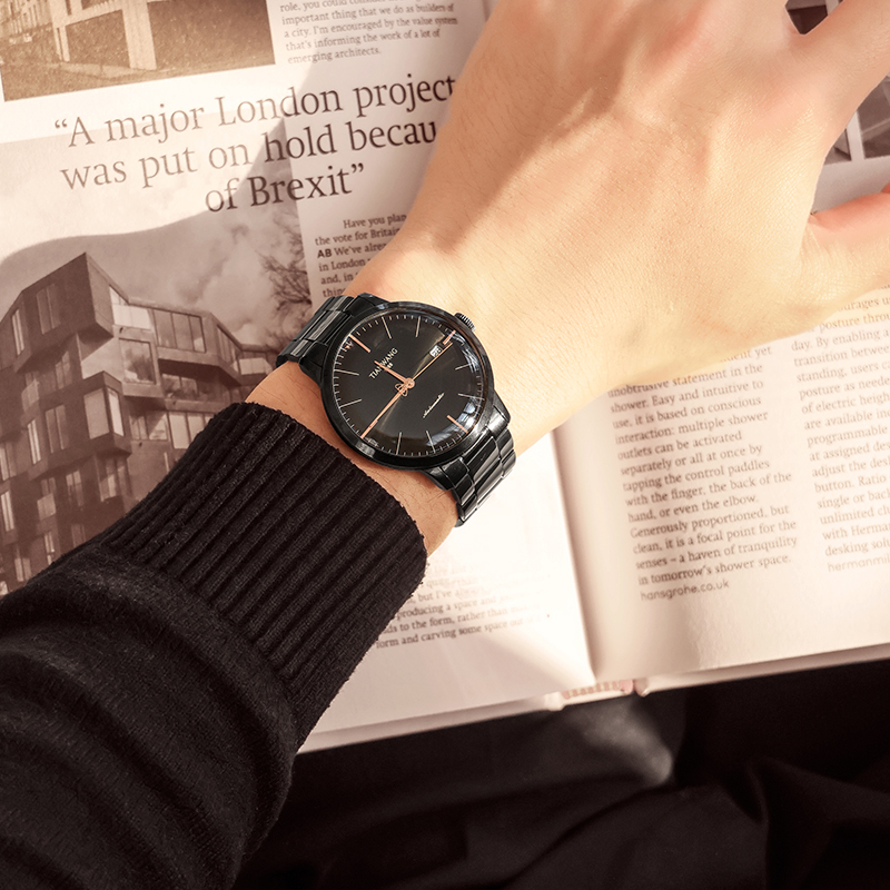 天王表(TIAN WANG)手表 新品昆仑系列职场商务男士手表机械男表51141高清大图