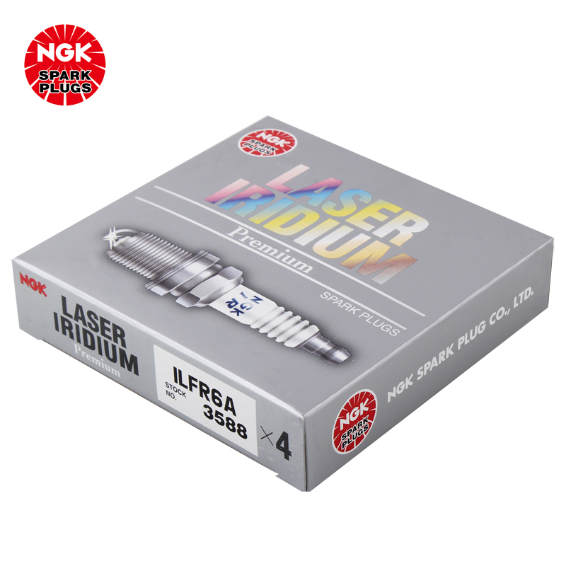 NGK 铱铂金火花塞 ILFR6A 3588 四支装 奔驰E200/E200K 1.8L