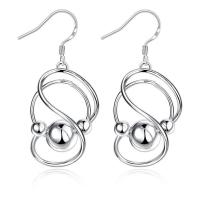 E071 Women silver plated earring 镀纯银耳环时尚创意耳环耳饰送女朋友七夕情人节礼物
