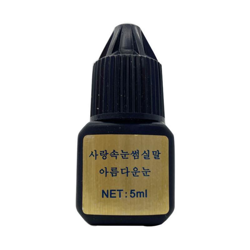 芮花雨嫁接睫毛种睫毛假睫毛胶水防过敏持久无味无刺激自用速干型 一瓶(5ml)