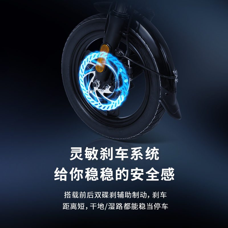 爱玛电动车轻鸿 S1(TDT1201Z) 续航50-60公里 含头盔