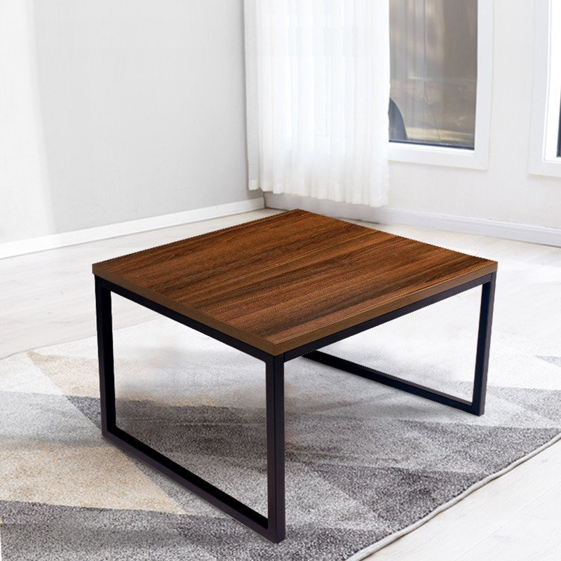 迪欧办公家具简约现代茶几方茶几深胡桃色视频