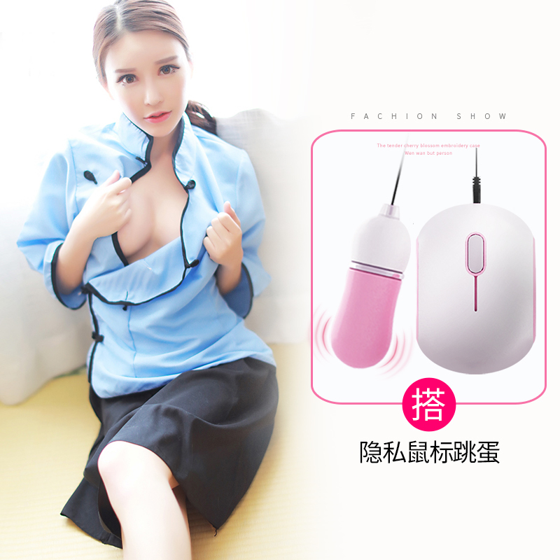 民国学生制服女性感情趣内衣三点式透视用品sm骚激情套装角色扮演