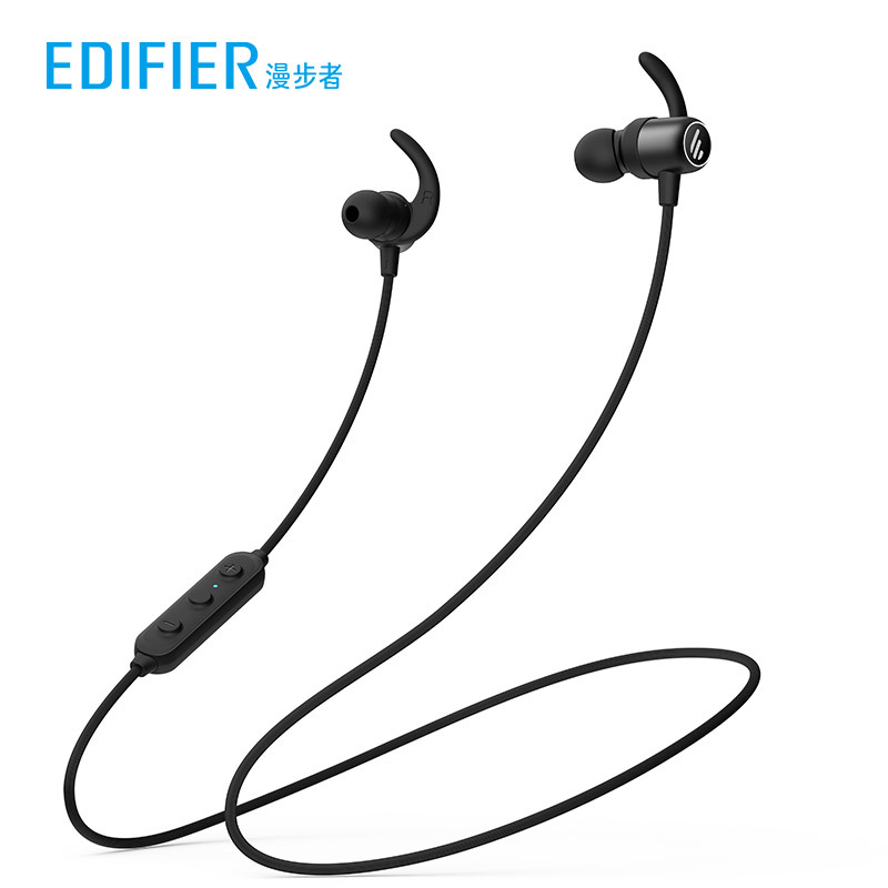 EDIFIER/漫步者 W280BT蓝牙耳机运动无线跑步入耳挂耳式耳塞通用耳机 黑色