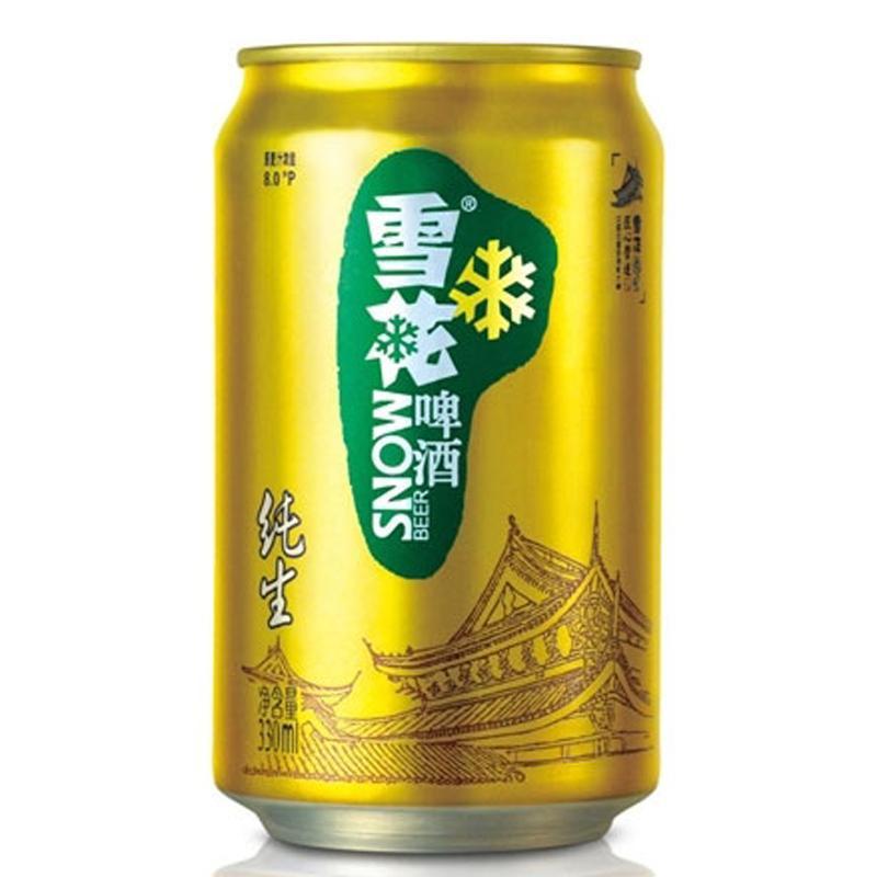 雪花啤酒(Snowbeer)8度纯生330ml听装