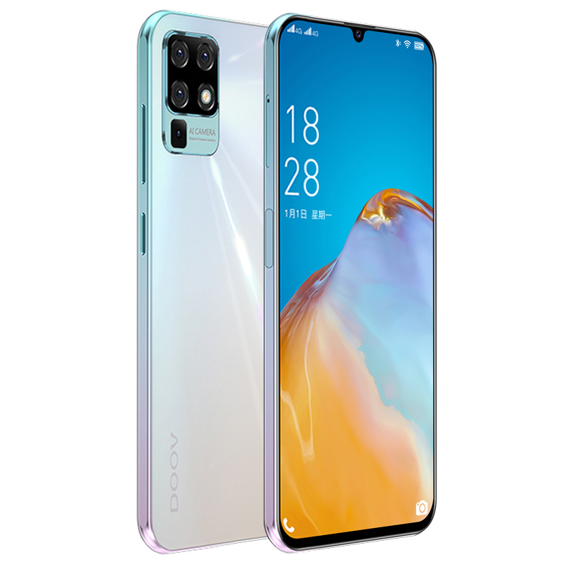朵唯 X50 Pro 智能手机 6GB+128GB 幻彩玻璃机身 水滴全面屏4G全网通游戏拍照超薄老人学生双卡双待