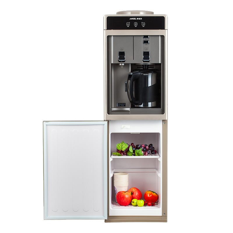 安吉尔立式饮水机冰热两用外置沸腾加热办公家用饮水机