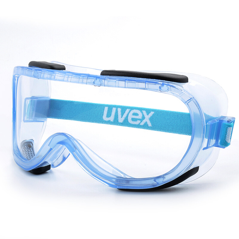 UVEX防护眼镜摩托车护目镜防雾防粉尘/防风沙/防化学液体实验室飞溅/户外骑行眼镜透明镜片高清大图