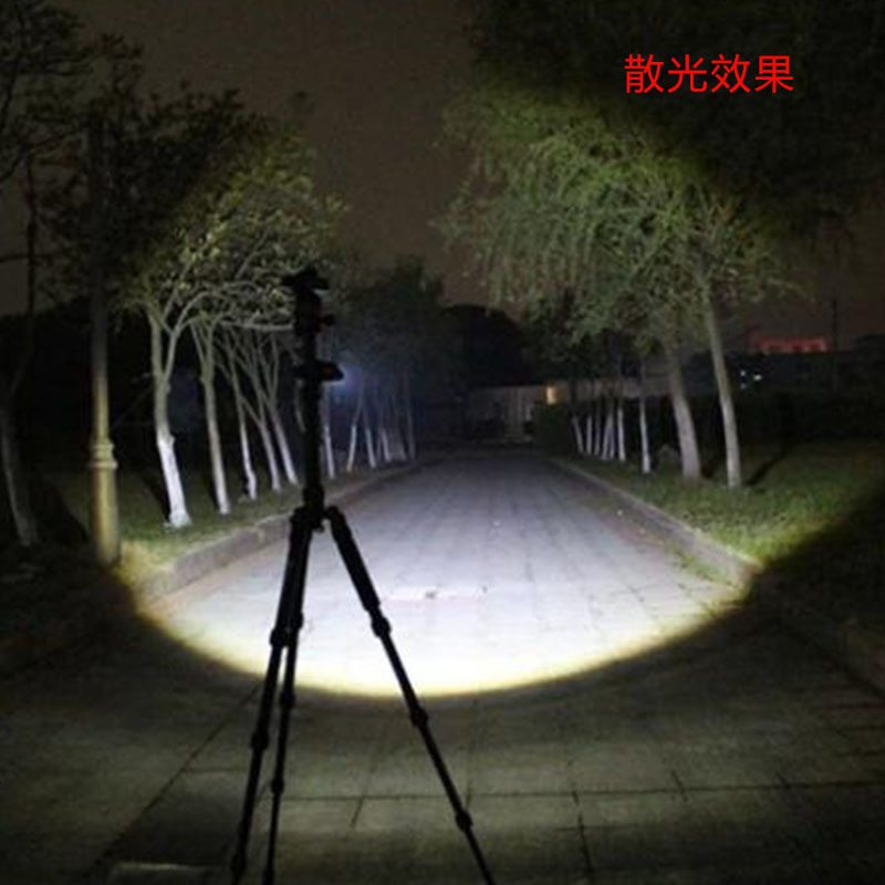 LED强光手电筒便携调焦US用户外远射袖珍小型迷你充电手电筒