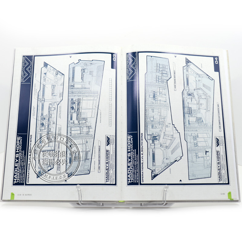 [正版]异形:蓝图 英文原版 Alien: The Blueprints 异形系列电影宇宙 飞船 交通工具 技术蓝图 诺高清大图