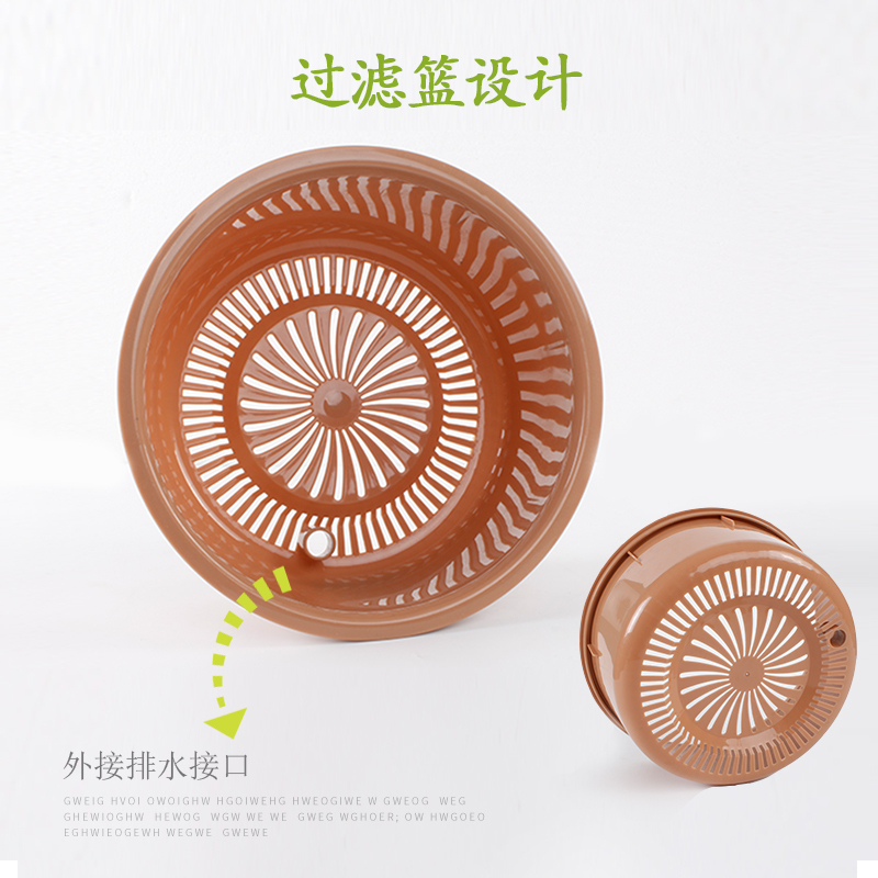 茶花(CHAHUA)1235茶渣桶21*24*16cm