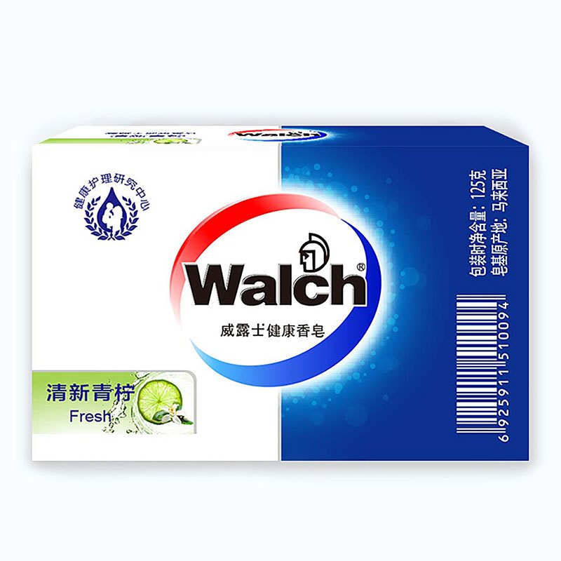 威露士 健康香皂 清新青柠 125g*4块