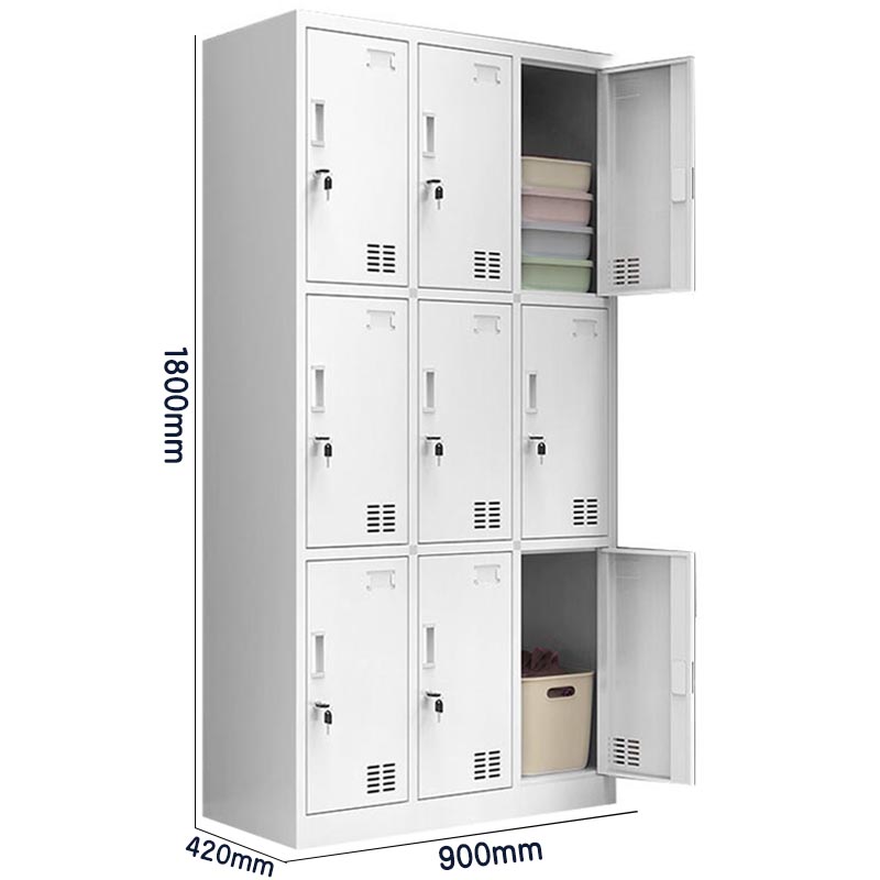 景福达挂衣柜九门900*420*1800mm台高清大图