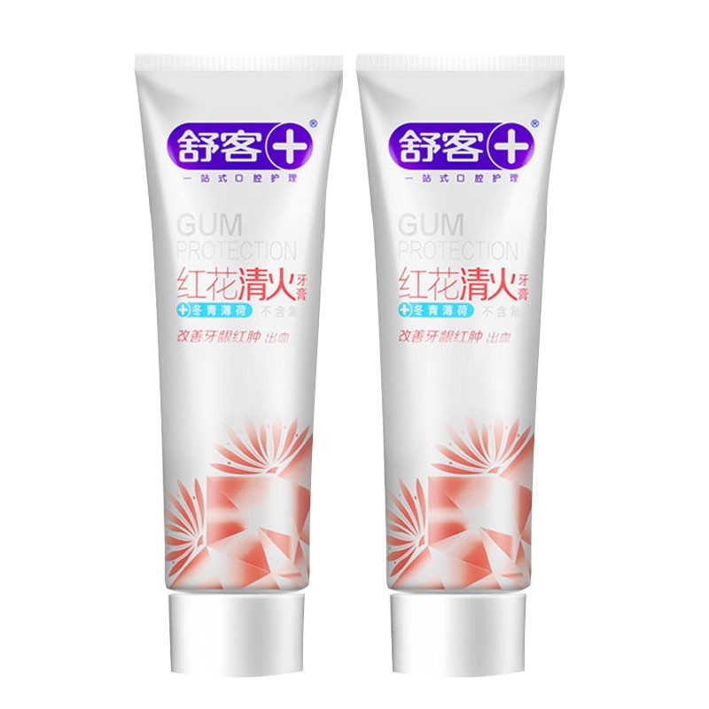 舒客(Saky) 红花清火牙膏120g*2支