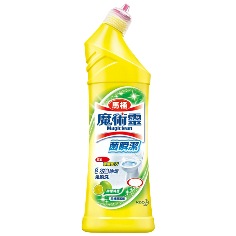 魔术灵杀菌瞬洁马桶清洁剂柠檬清香500ml(计价单位:瓶)(BY)