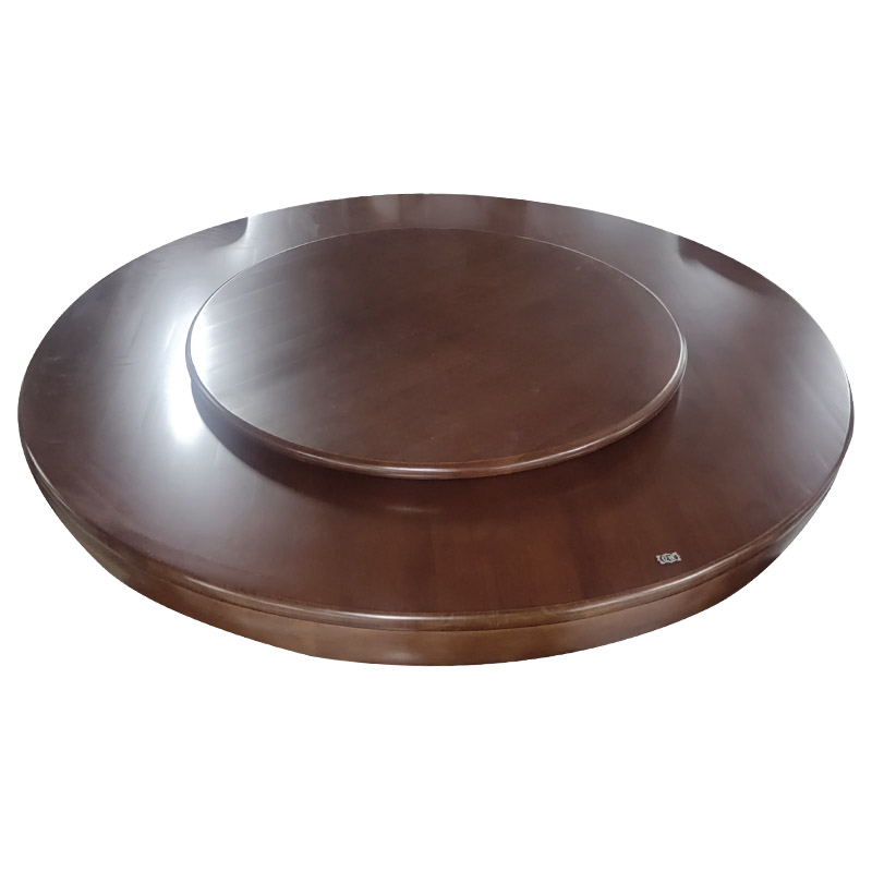 亿铁(YI TIE)中式餐桌实用大圆桌带转盘1.5米/张高清大图