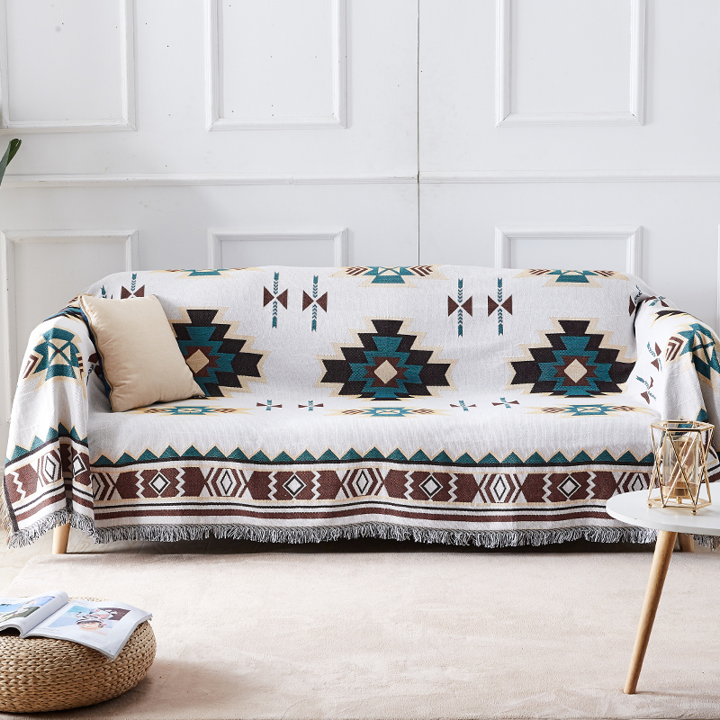 北欧色全盖沙发布沙发巾沙发毯布单沙发套罩沙发垫盖布 苏克雷[双面可用]() 180*300cm高清大图