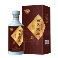 2012年百年雨生5年窖藏白酒53度500ml *单瓶装 贵州酱香型白酒纯粮酿造粮食酒 自饮赠亲友酱香白酒