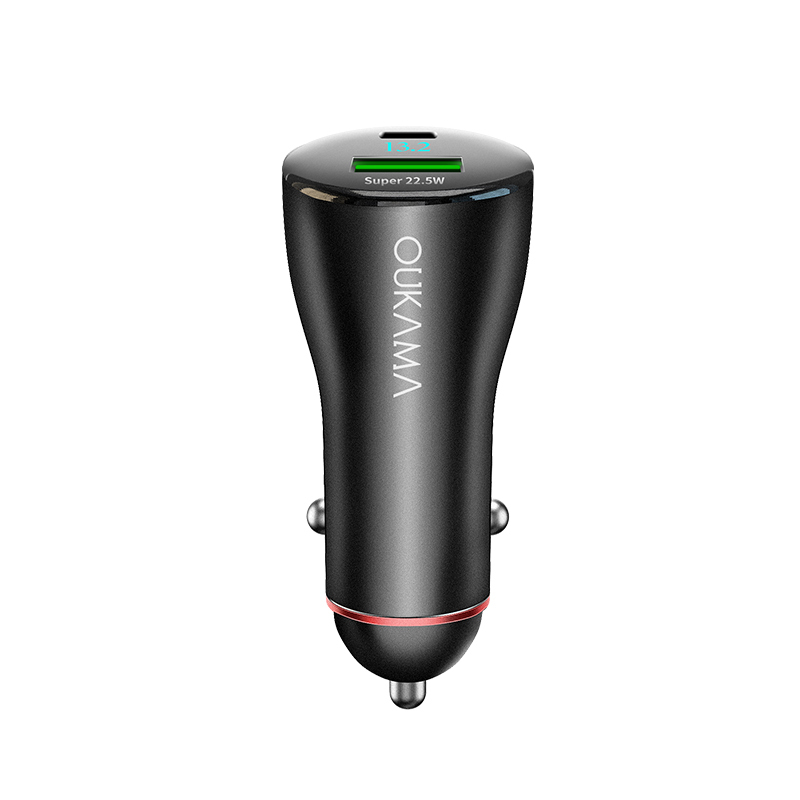 欧卡马车载充电器手机PD快充汽车88.5W双口[USB 66W+USB 22.5W]车载快充充电器