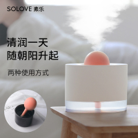 SOLOVE素乐加湿器 小巧便携 纳米雾化 高温高频 过滤杀菌 usb充电 分离式 自动断电 静音便携 蒸发式H5白色