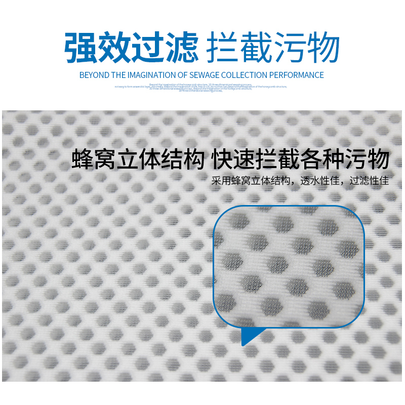 高密度过滤棉鱼缸水族箱过滤材料生化棉加厚养鱼净水净化滤材海绵高清大图