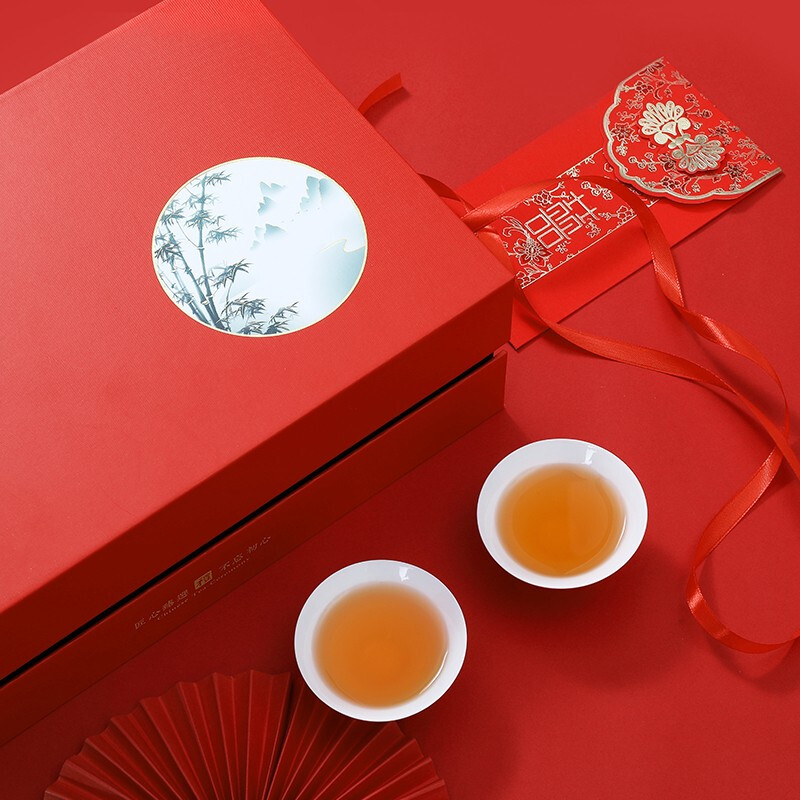 杭颂(HANGSONG)茶叶组合武夷山红茶金骏眉特级蜜香型250g高清大图