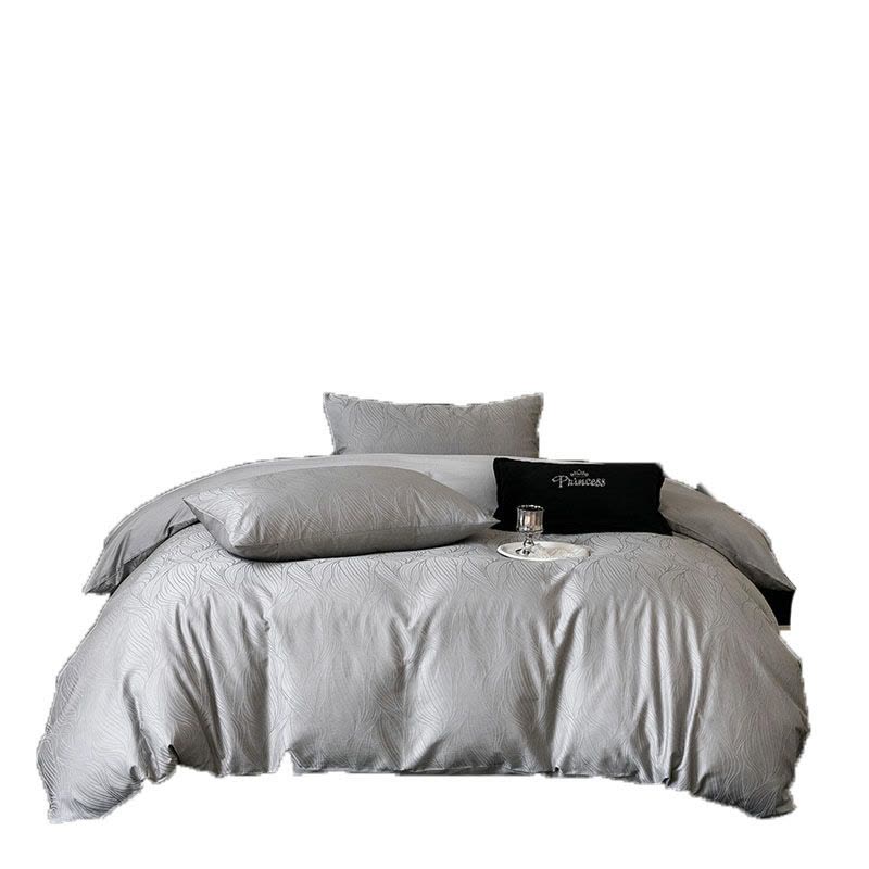 植巾 SI110 200*230cm 亲肤纯色精品 床上四件套 (计价单位:套) 银灰图片